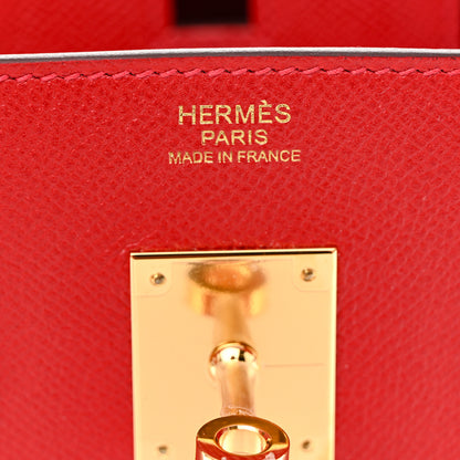 Hermes Epsom Birkin 30 Rouge Casaque 6 of 11