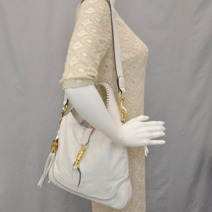 Gucci Leather New Jackie Hobo White 2 of 10