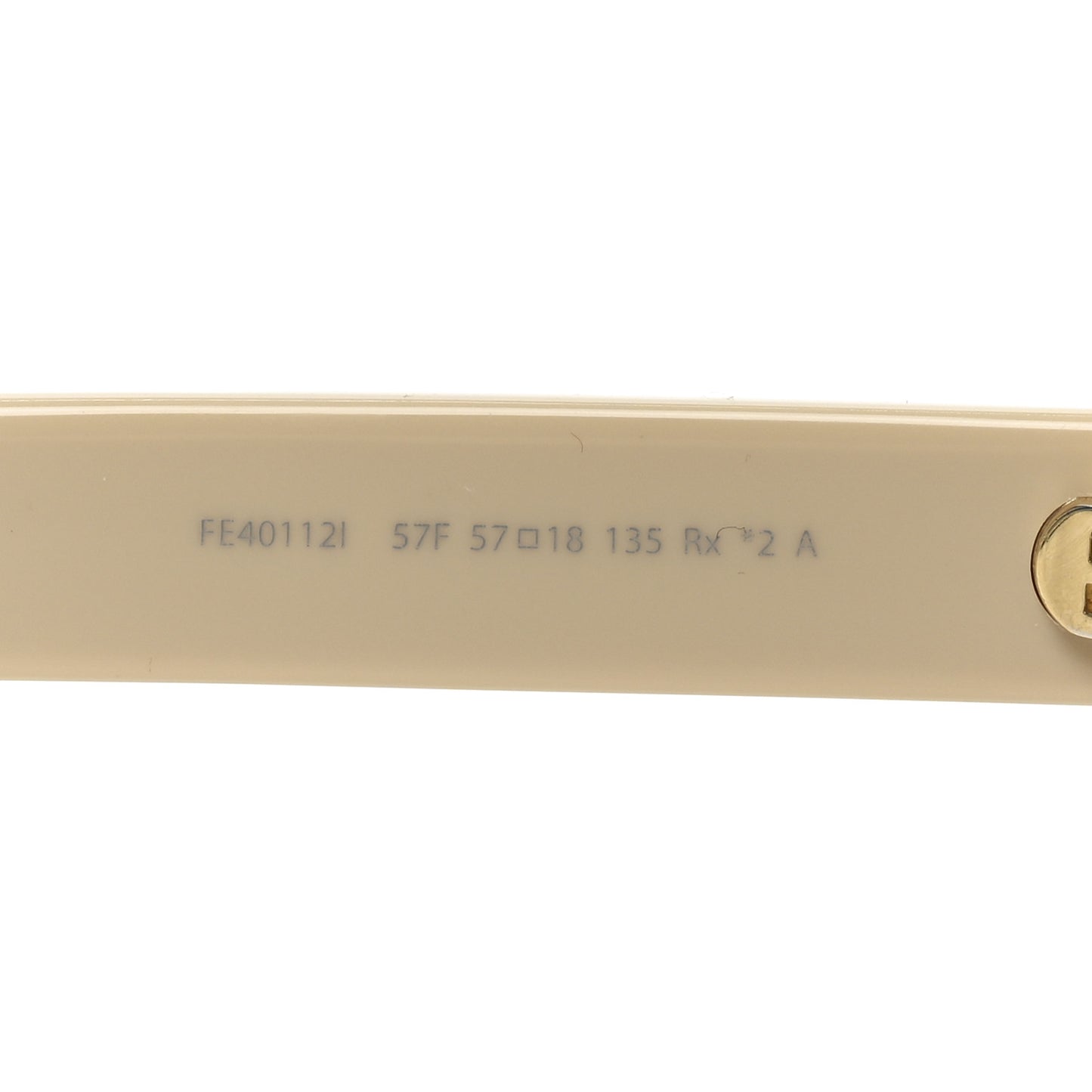 Acetate Sunglasses FE40112I Beige
