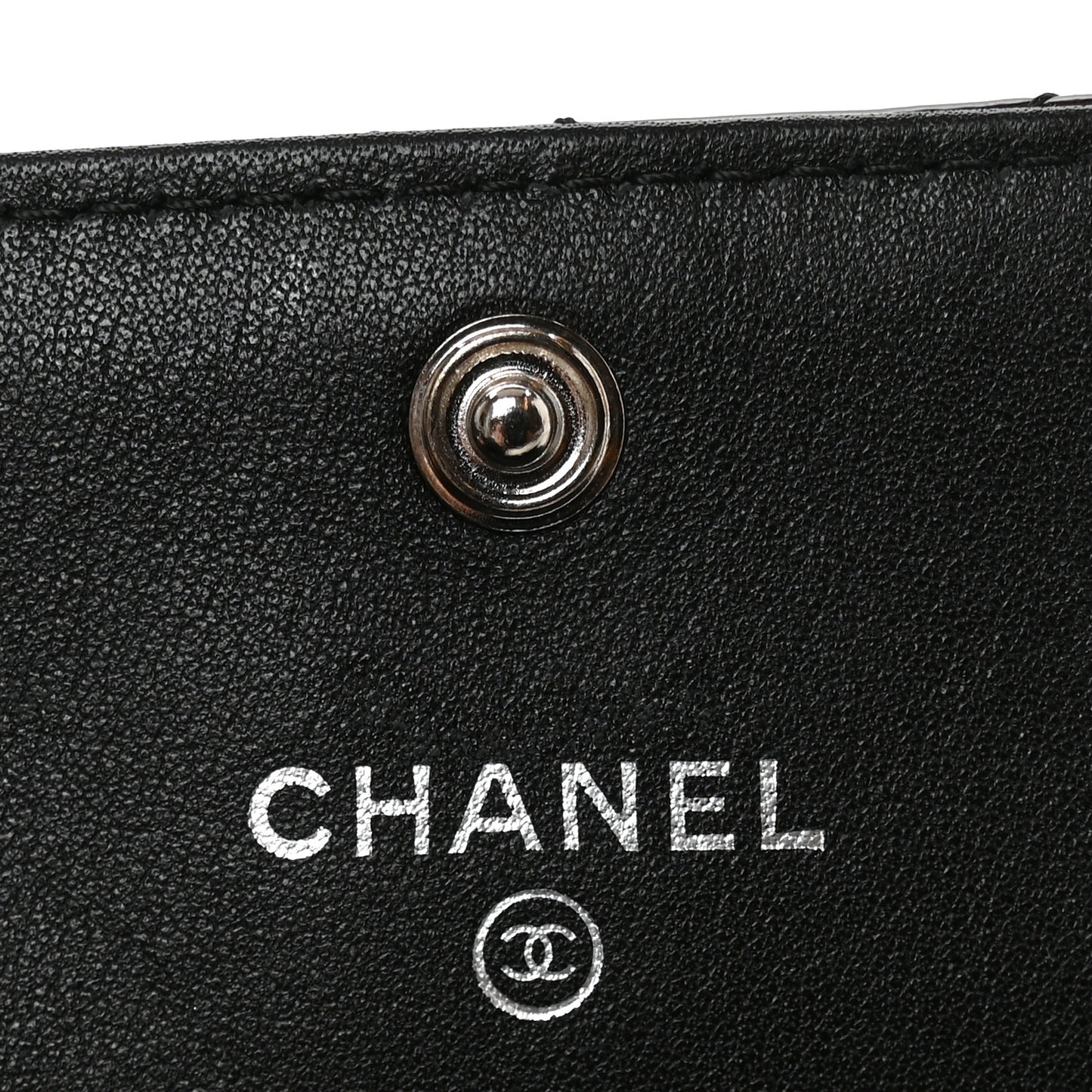 Patent Brilliant Flap Card Holder Violet