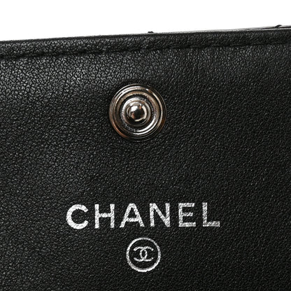 Chanel Patent Brilliant Flap Card Holder Violet 6 of 9