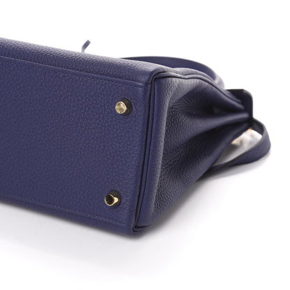 Hermes Togo Kelly Retourne 28 Bleu Encre 11 of 16