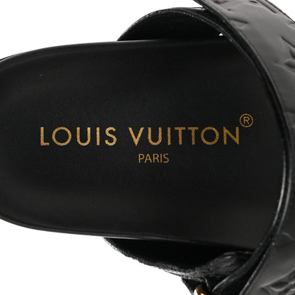 Louis Vuitton Empreinte Bom Dia Mule Sandals 38 Black 7 of 12