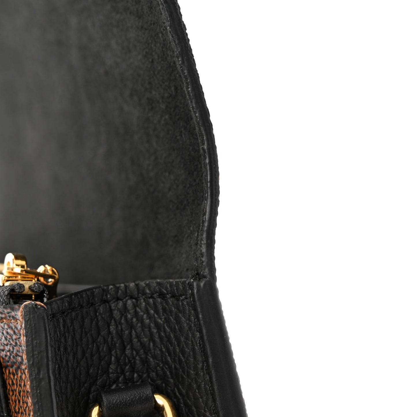 Damier Ebene Vavin Chain Wallet Black