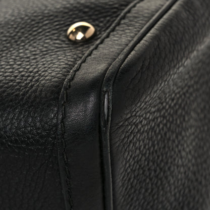 Gucci Calfskin Vintage Web Medium Boston Black 13 of 14