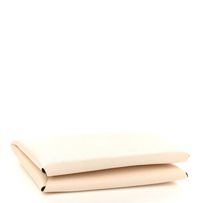 Hermes Chevre Mysore Verso Calvi Card Case Nata Quebracho 4 of 8