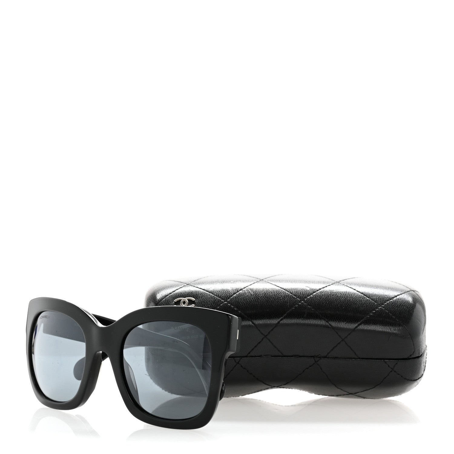 Chanel Acetate Square Sunglasses 5357-A Black 11 of 11