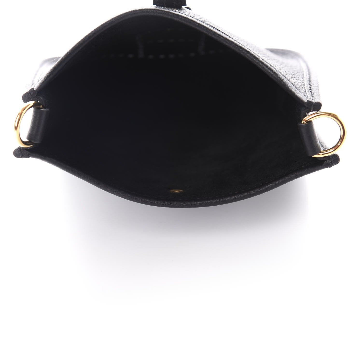 Hermes Taurillon Clemence Evelyne TPM Black 5 of 10