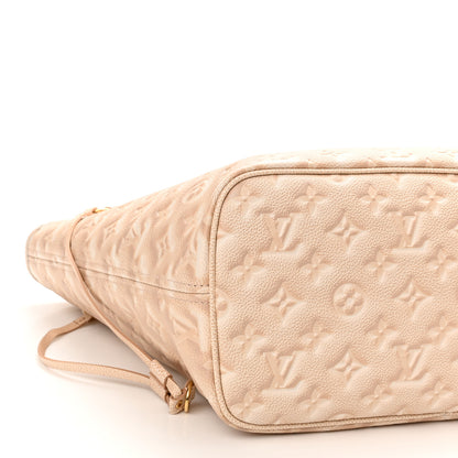 Louis Vuitton Empreinte Monogram Summer Stardust Neverfull MM Beige Clair 9 of 10
