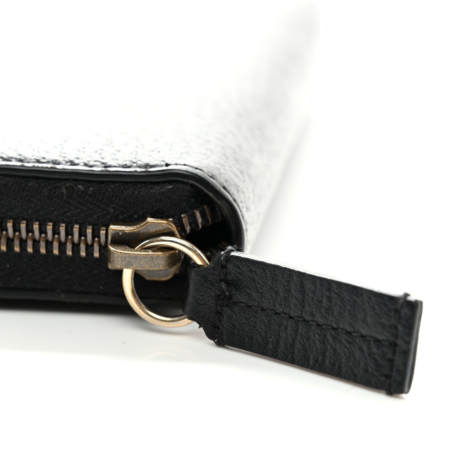 Gucci Pebbled Calfskin Animalier Zip Around Wallet Black 8 of 8