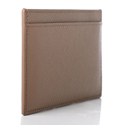Celine Grained Calfskin Card Holder Light Camel 3 of 8