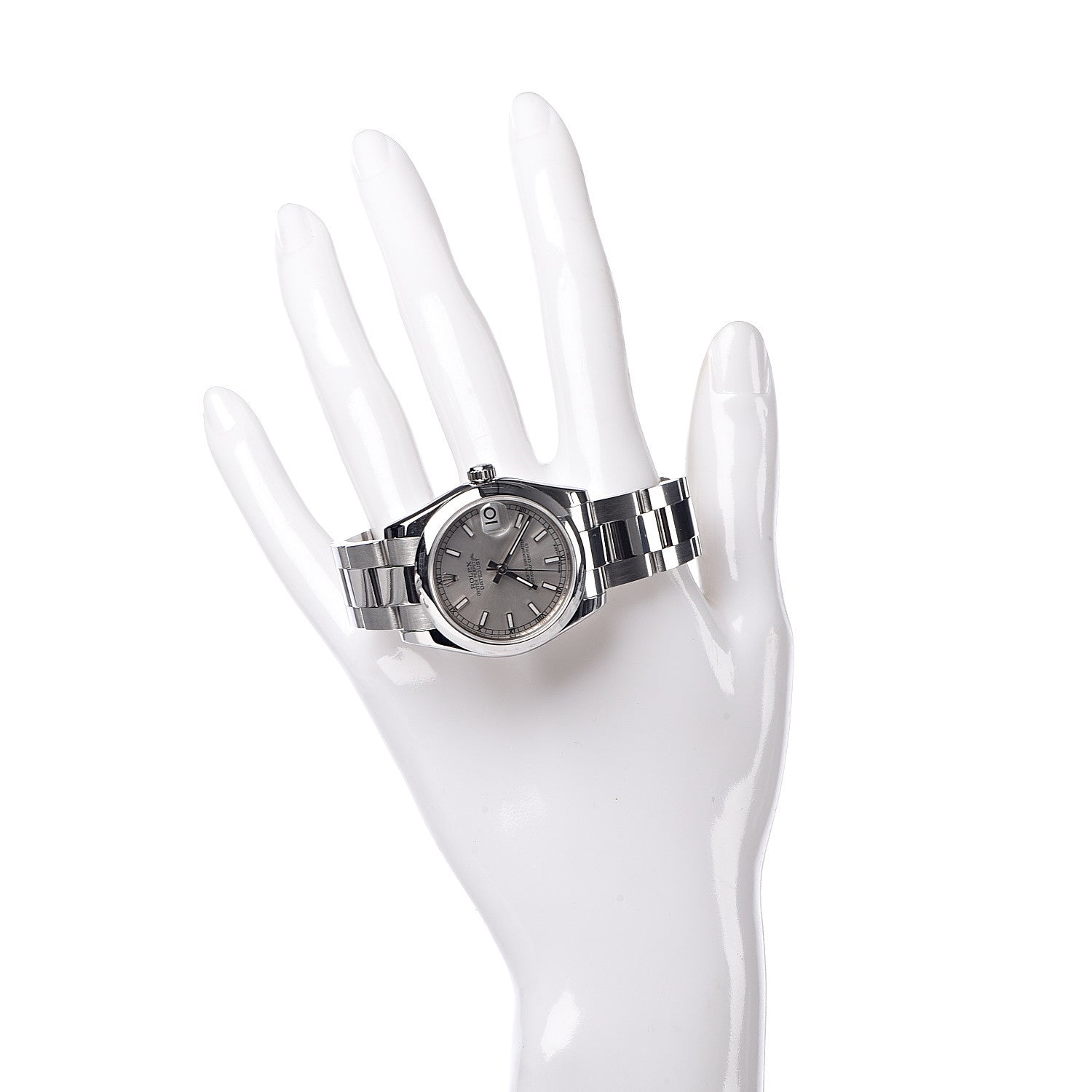 Rolex Stainless Steel 31mm Oyster Perpetual Datejust Watch Silver 178240 2 of 7