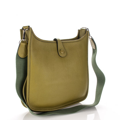 Hermes Taurillon Clemence Evelyne PM Chartreuse 3 of 7