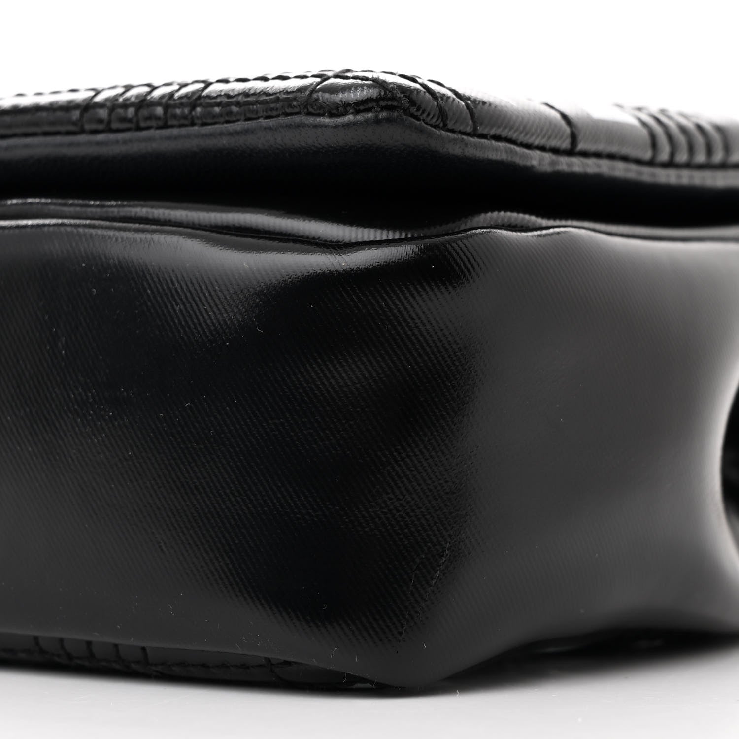 Burberry Patent Quilted Horseferry Print Small Lola Bag Black 10 of 10