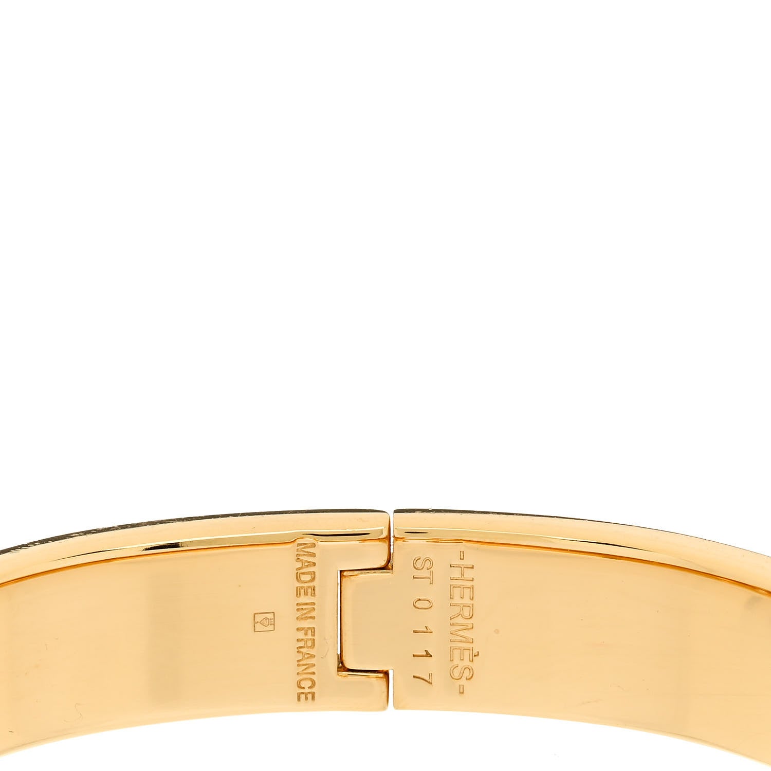 Hermes Enamel Narrow Clic Clac H Bracelet PM Black 4 of 4