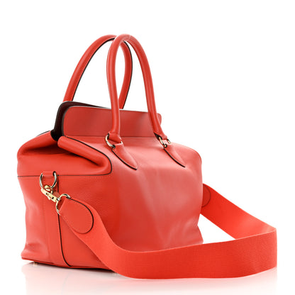Hermes Evercolor Verso Toolbox 26 Capucine Rouge H 3 of 9