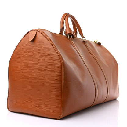 Louis Vuitton Epi Keepall 55 Cipango 3 of 10