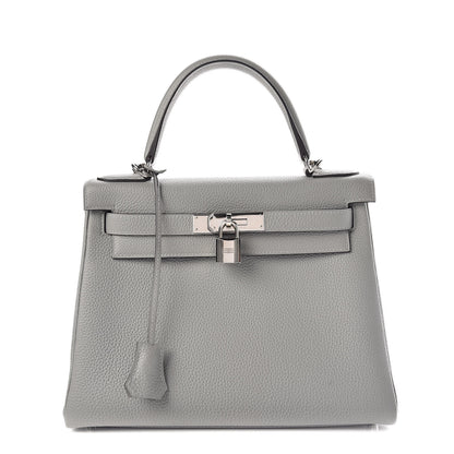 Hermes Togo Kelly Retourne 28 Gris Mouette 1 of 40
