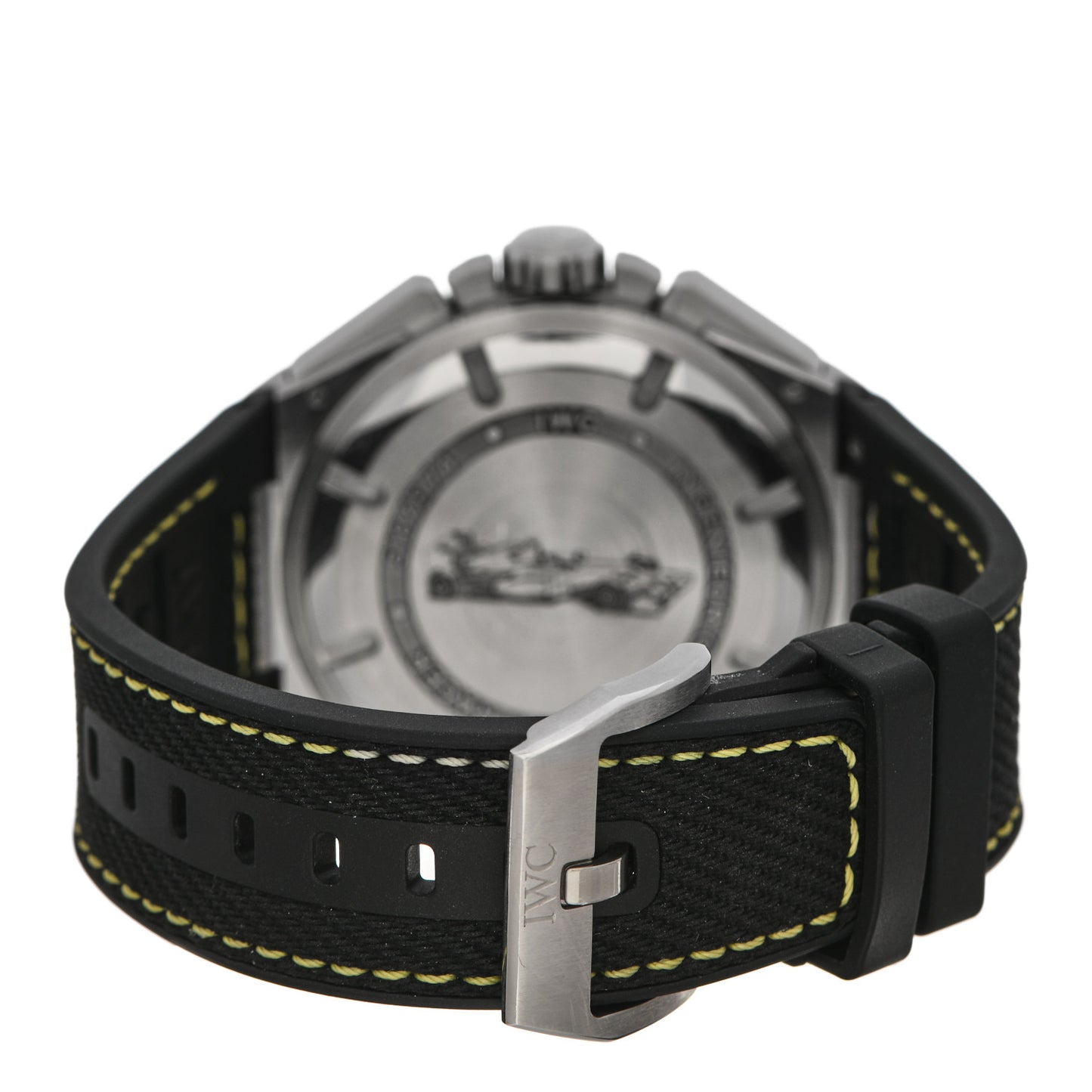 Stainless Steel Fabric 45mm Ingenieur Chronograph Automatic Watch Grey IW378507