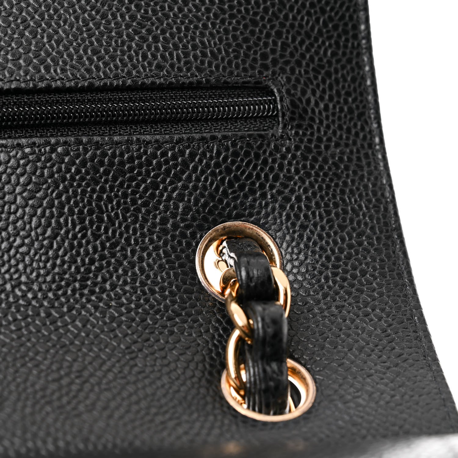Chanel Caviar Quilted Jumbo Double Flap Black 13 of 16