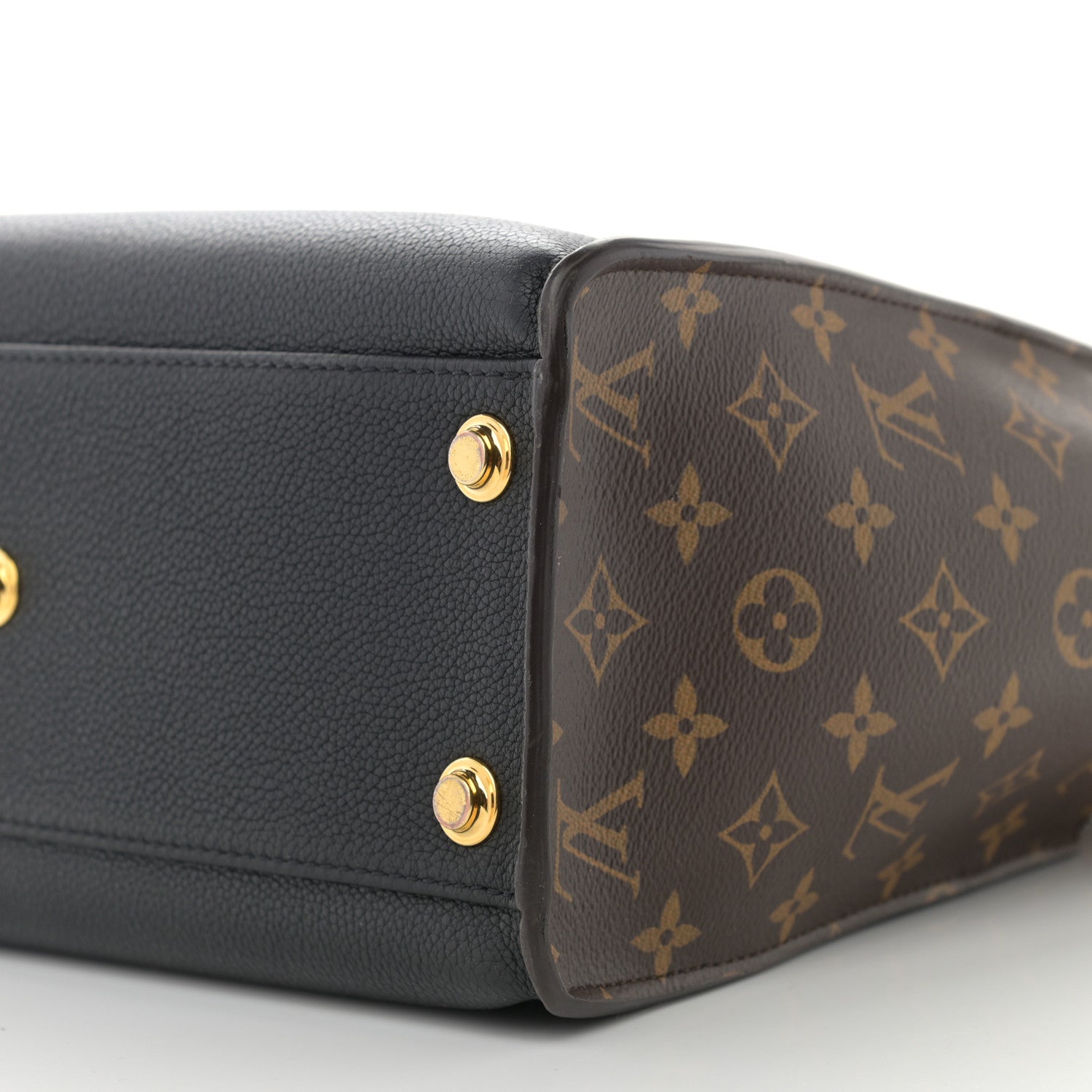 Louis Vuitton Calfskin Monogram On My Side Black 10 of 10