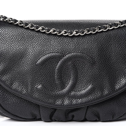 Chanel Caviar Half Moon Wallet On Chain WOC Black 8 of 10