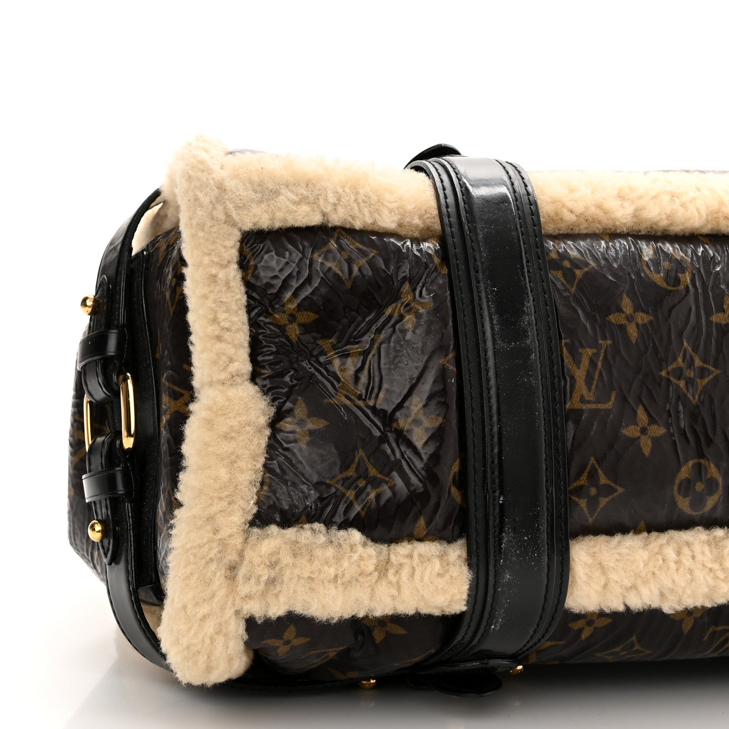 Louis Vuitton Monogram Shearling Storm Bag 8 of 12