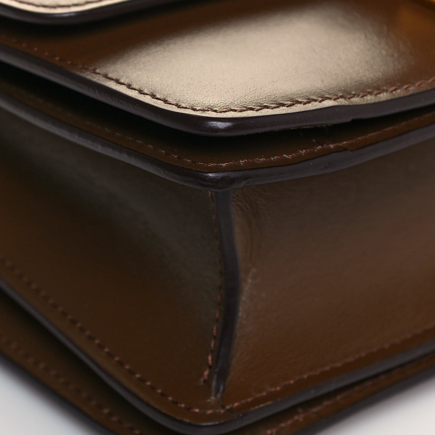 Smooth Calfskin Small Classic Box Flap Bag Camel