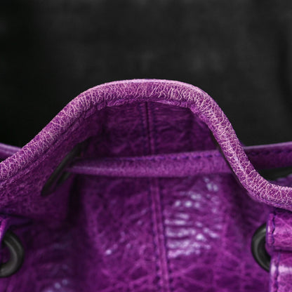Balenciaga Agneau Classic Hardware Mini Pompon Ultraviolet 14 of 14