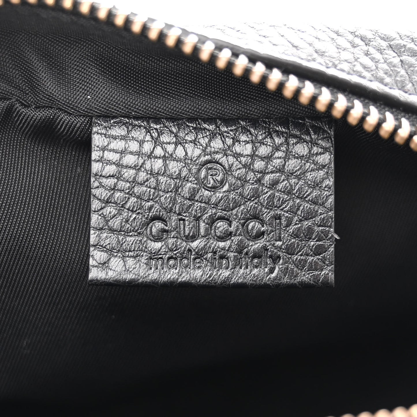 Pebbled Calfskin Mini Soho Disco Bag Black