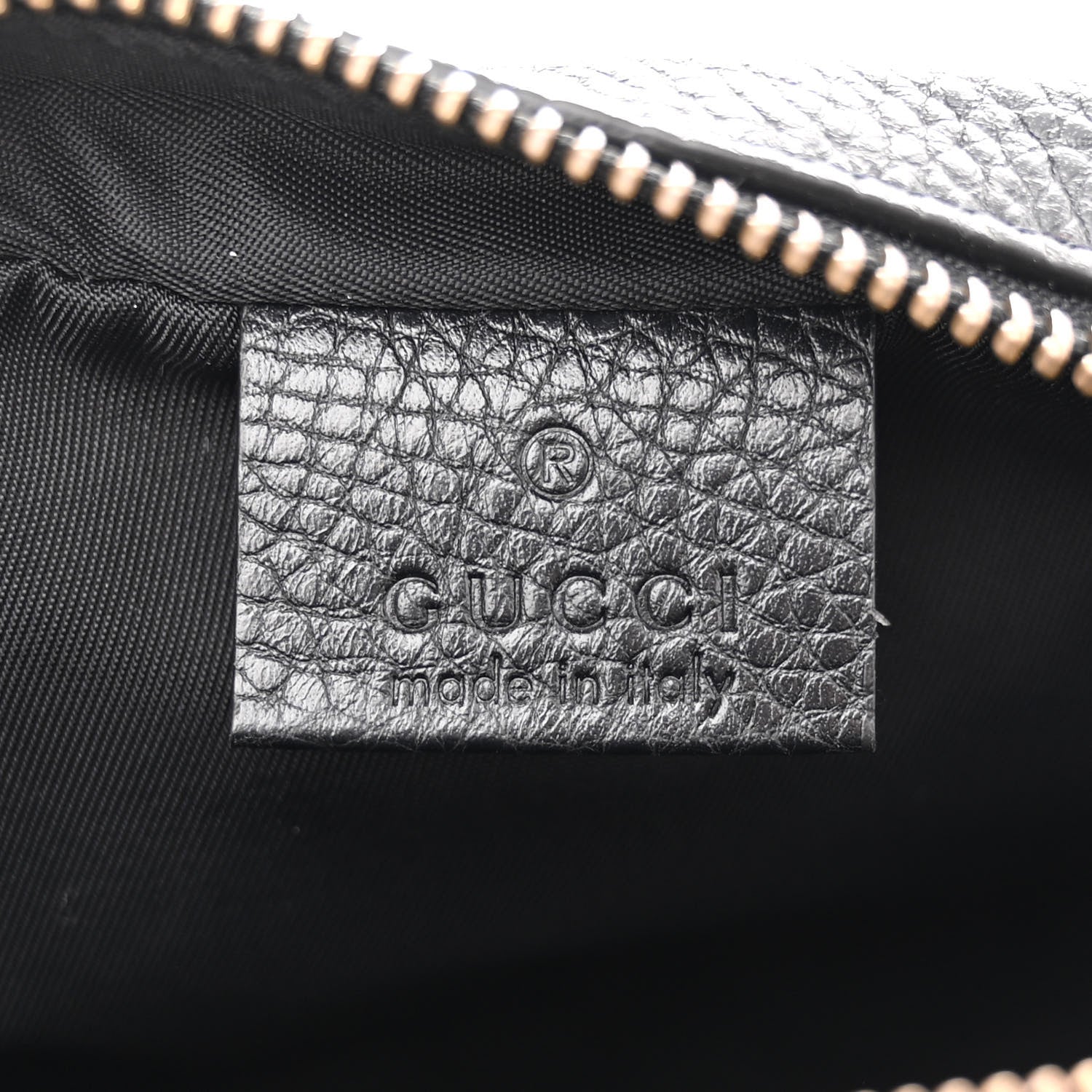 Gucci Pebbled Calfskin Mini Soho Disco Bag Black 6 of 10