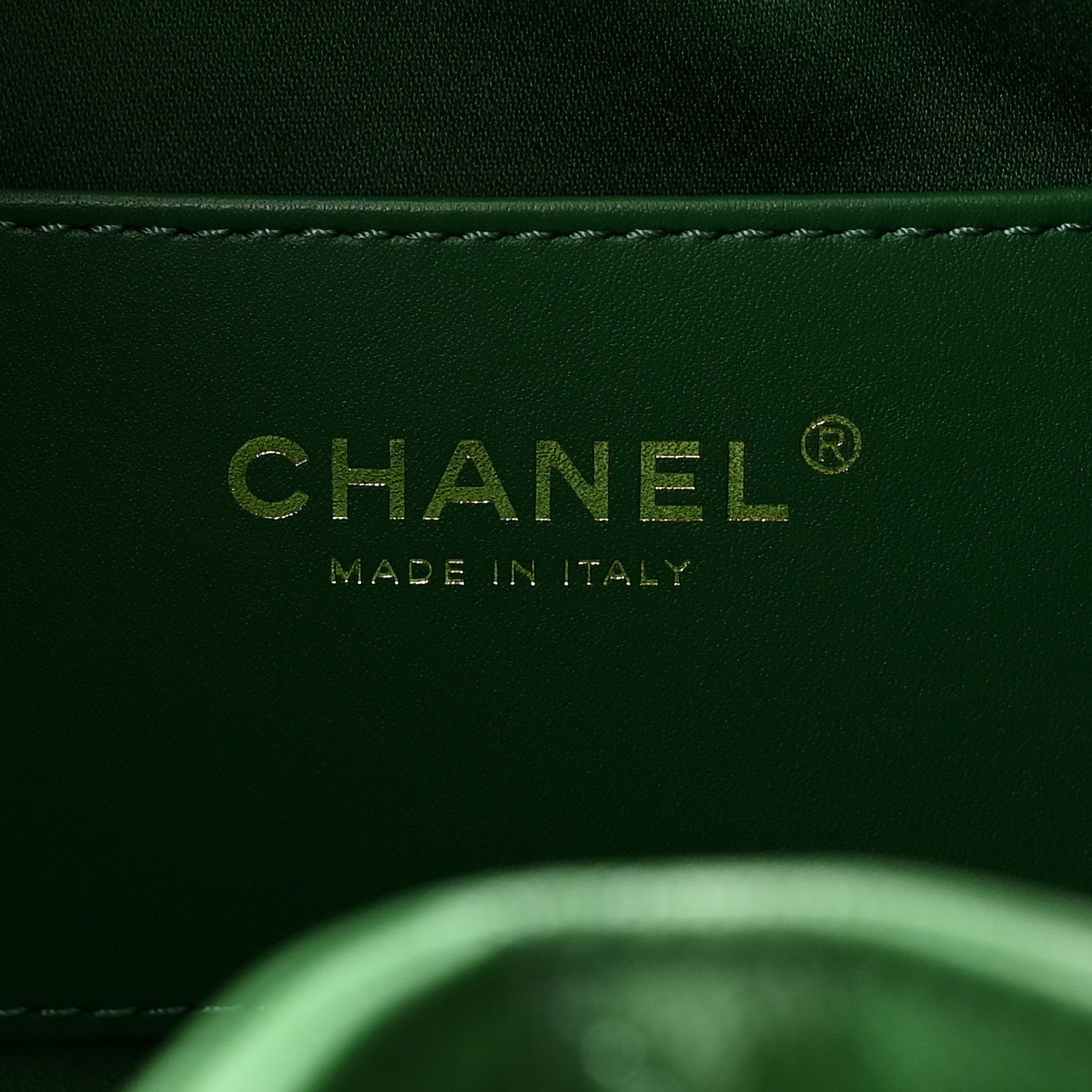 Chanel Caviar Quilted Small Chanel 25 Handbag Green 6 of 10
