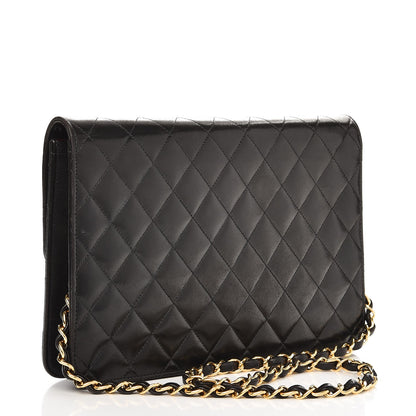 Chanel Lambskin Quilted Medium Single Flap Black 3 of 10