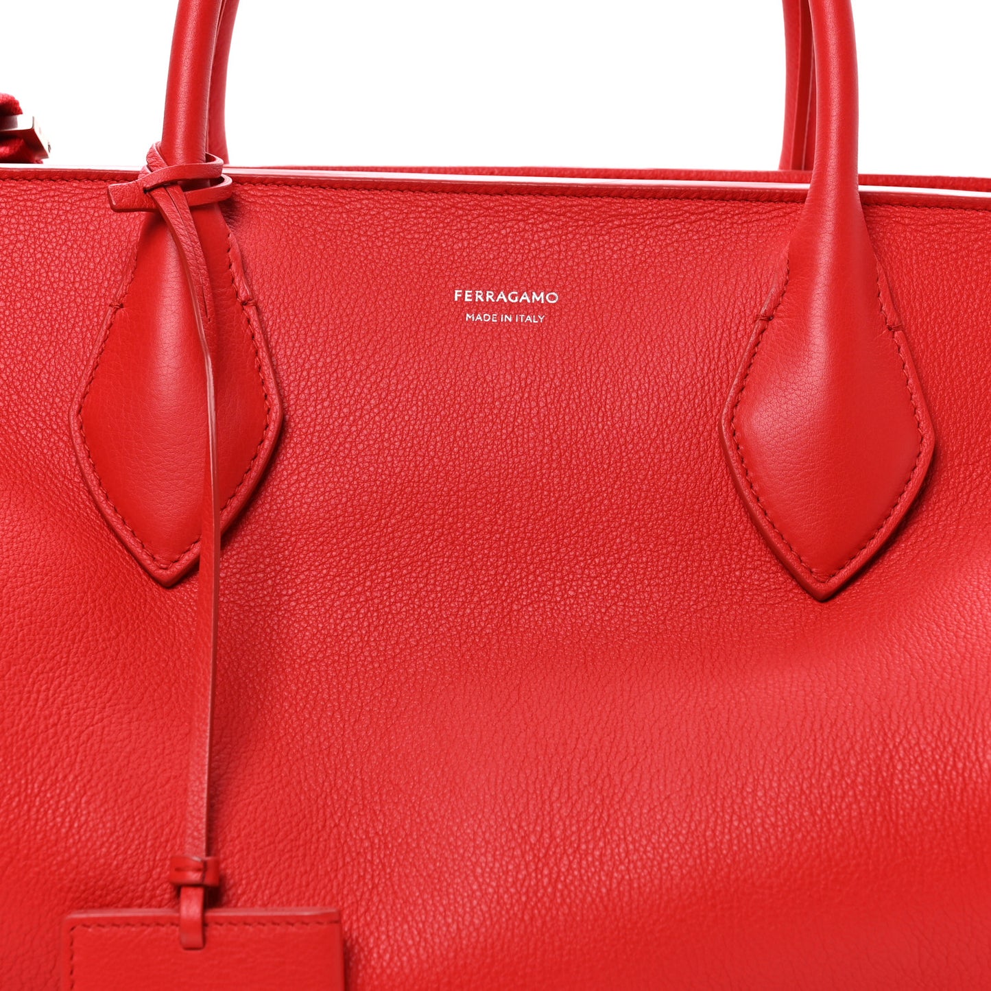 Calfskin Large Star Tote Terracotta