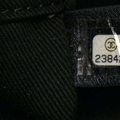 Chanel Canvas Sequin Small Deauville Tote Charcoal 7 of 10