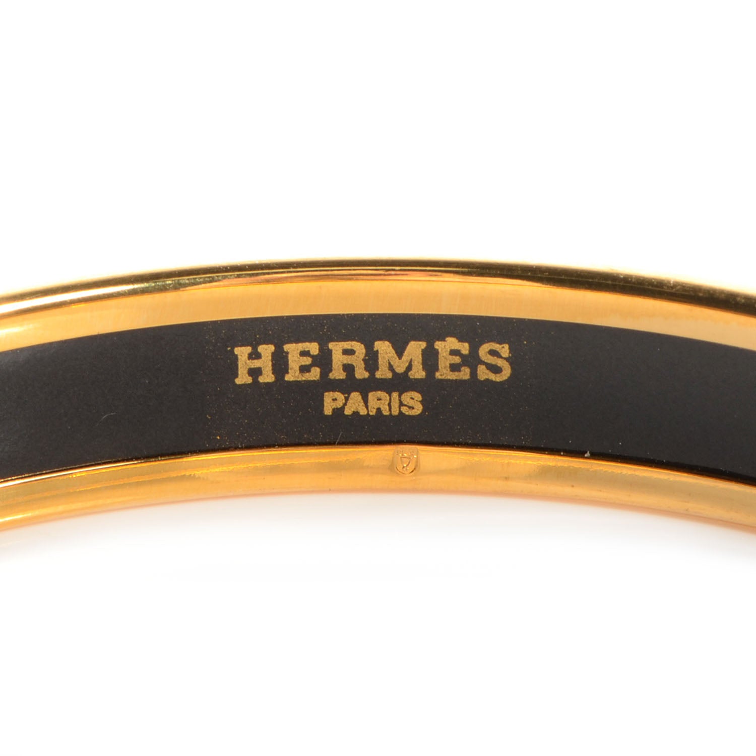 Hermes Enamel Printed Carriage Narrow Bracelet 70 3 of 6