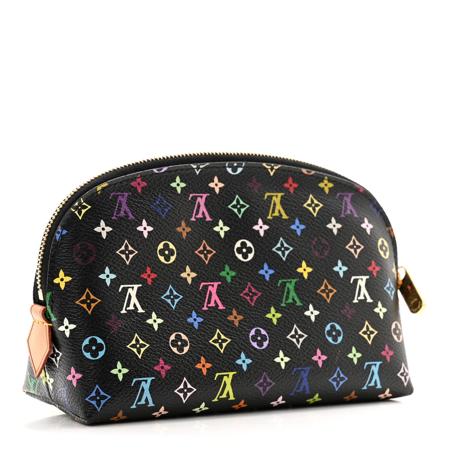 Monogram Multicolor Cosmetic Pouch Black Grenade