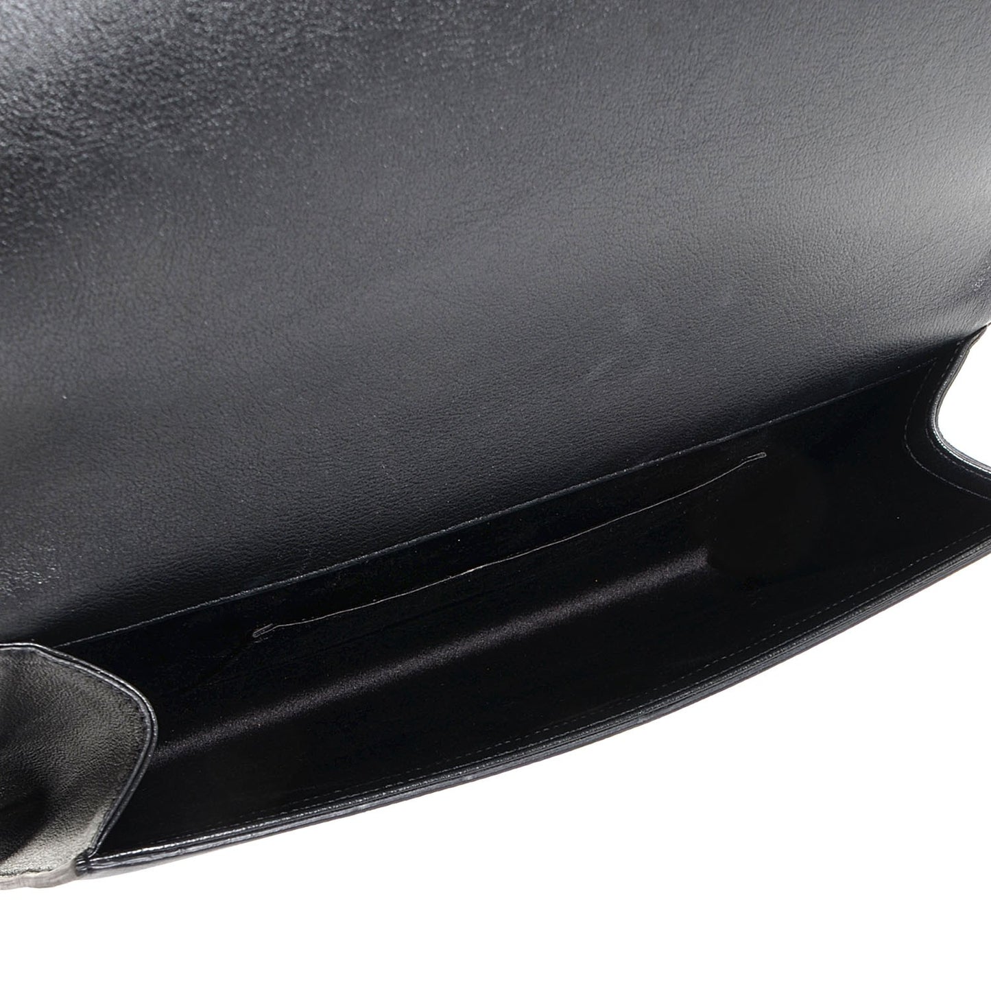 Calfskin Monogram Large Belle De Jour Clutch Black