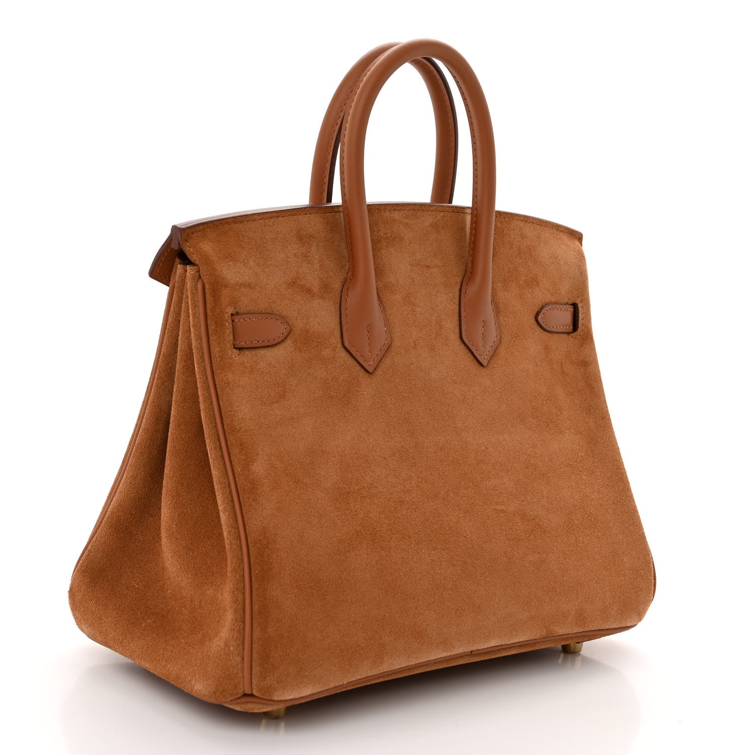 Hermes Veau Doblis Swift Grizzly Birkin 25 Gold 3 of 11