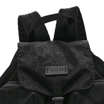 Gucci Nylon Monogram Small Single Buckle Backpack Black 8 of 10