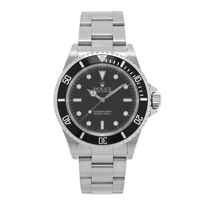 Rolex Stainless Steel 40mm Oyster Perpetual Submariner Watch Black 14060M 1 of 4
