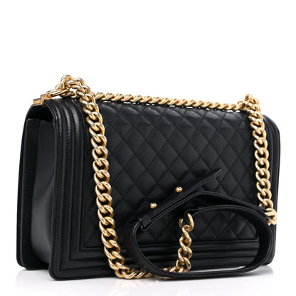 Chanel Calfskin Quilted New Medium Boy Flap Black 3 of 15