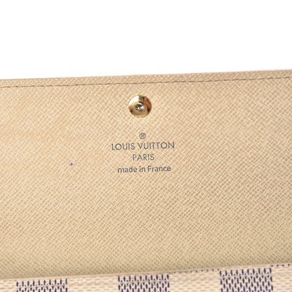 Louis Vuitton Damier Azur Sarah Wallet 6 of 10
