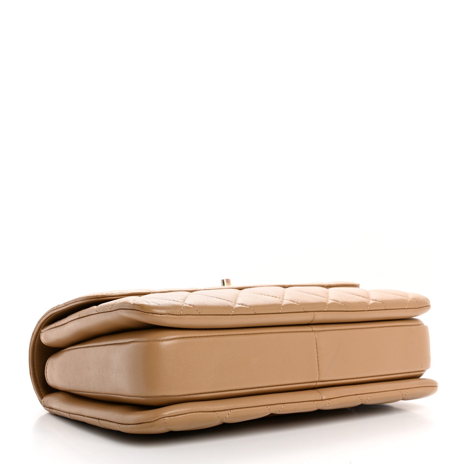 Chanel Lambskin Quilted Medium Trendy CC Flap Dual Handle Bag Camel 4 of 11