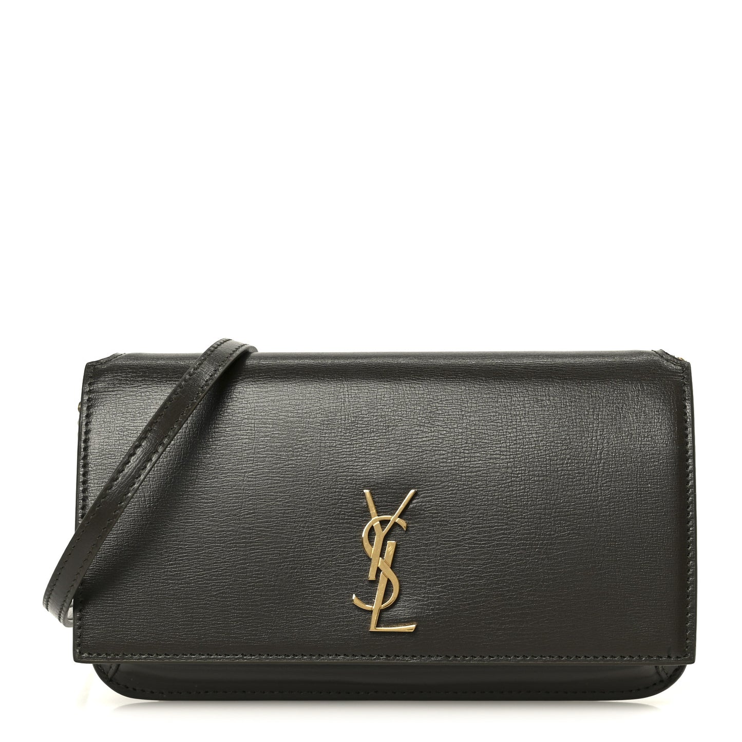 Calfskin Monogram Phone Holder Crossbody Deep Musk