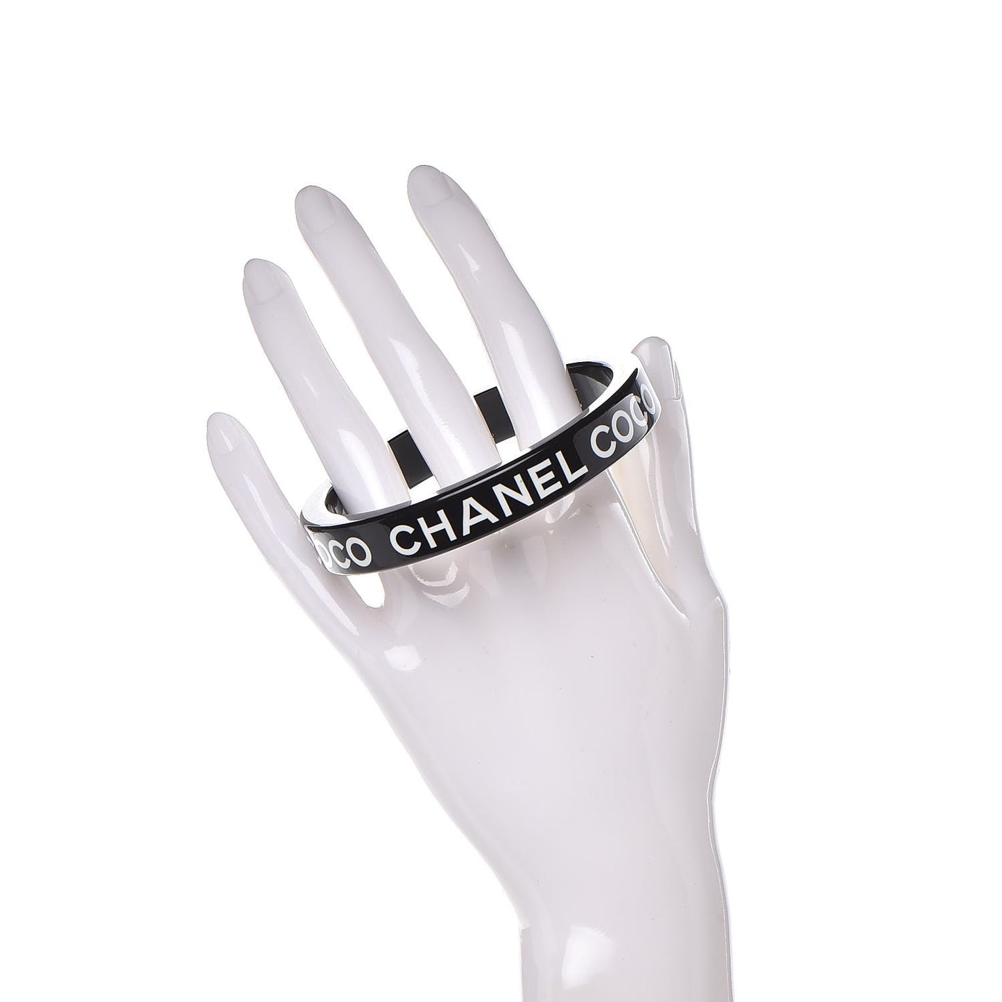 Resin Coco Bangle Black