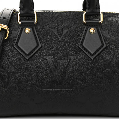 Louis Vuitton Empreinte Monogram Giant Speedy Bandouliere 20 Black 8 of 11
