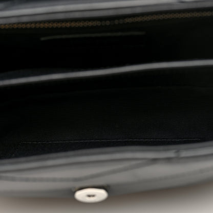 Saint Laurent Calfskin Y Quilted Monogram Toy Loulou Crossbody Bag Black 5 of 10