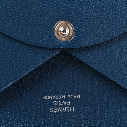 Hermes Chevre Chamkila Calvi Card Case Deep Bleu 8 of 9