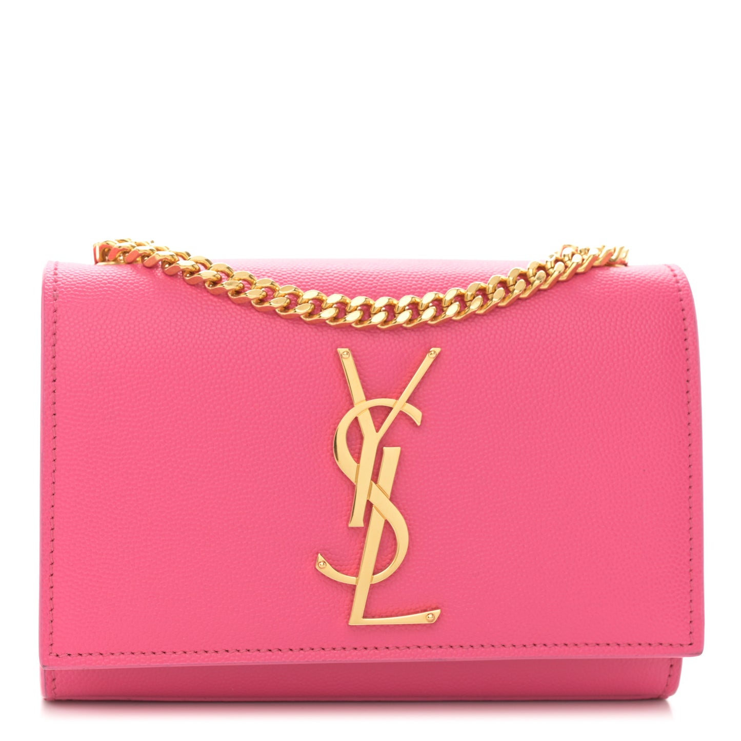 Grain De Poudre Small Monogram Kate Satchel Bubblegum